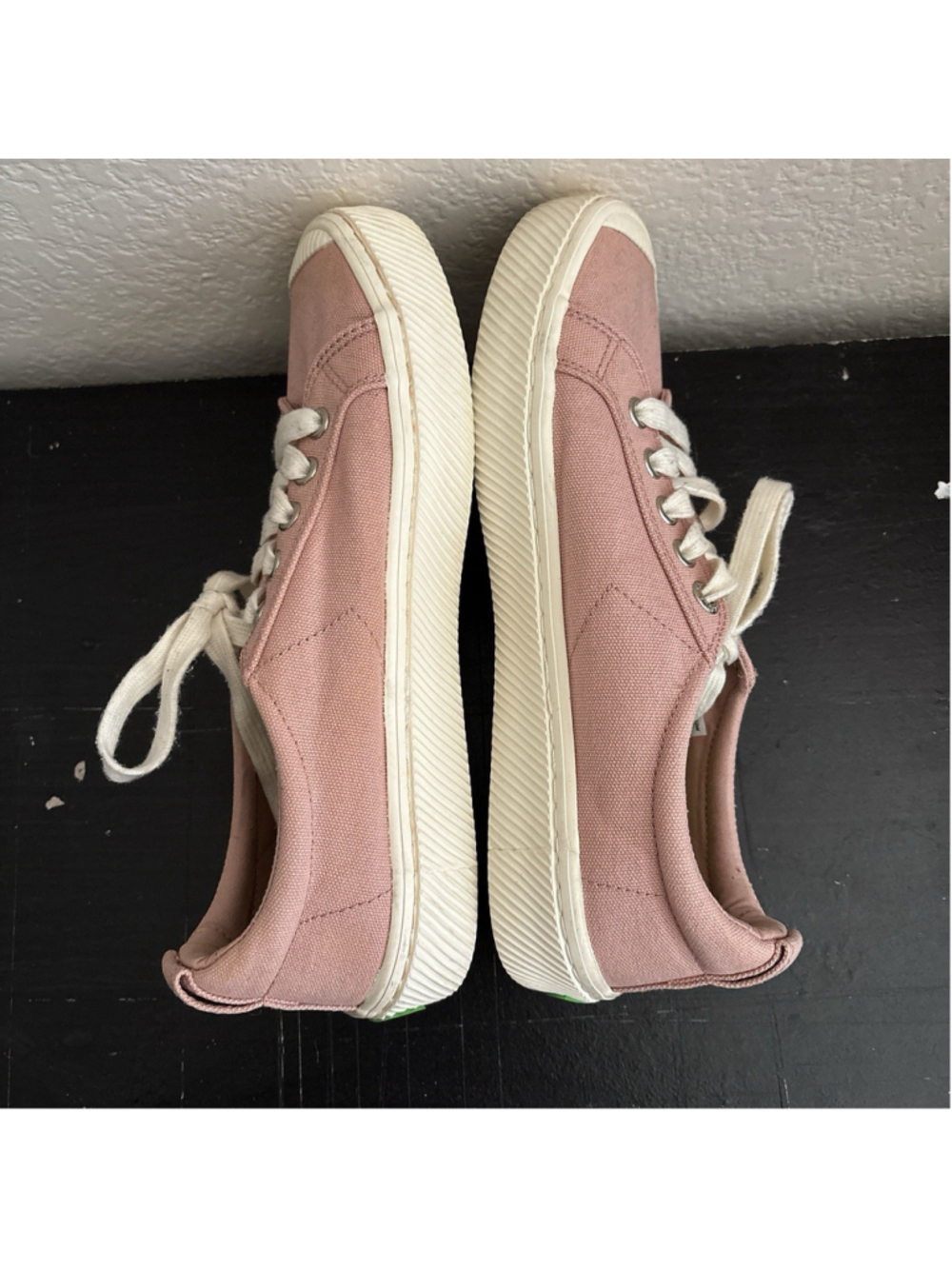 Cariuma OCA Low Women's 7.5 Pink Canvas Cork Sustainable Sneakers EU 38.5 - Picture 8 of 11